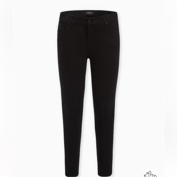 Bombshell Skinny Premium Stretch High-Rise Jean. 26R black Torrid Item 1… - Picture 4 of 14